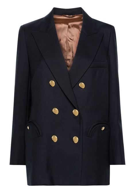 Blue navy Alacanara Everynight double-breasted blazer - women